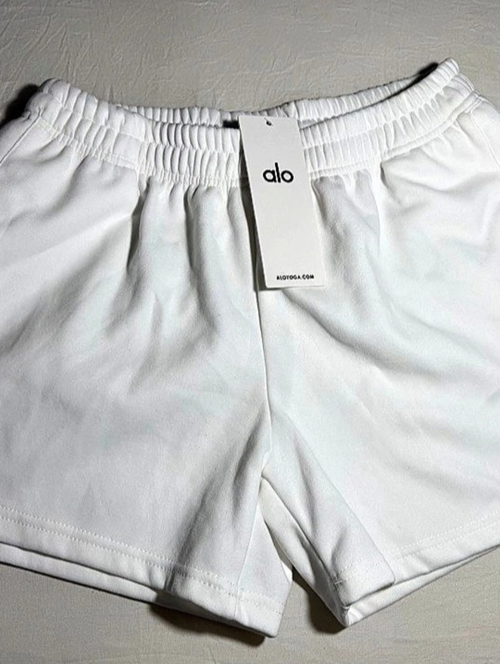 alo White Athletic Shorts NWT